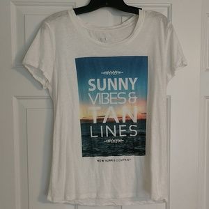 New York & Company Sunny Vibes T-shirt